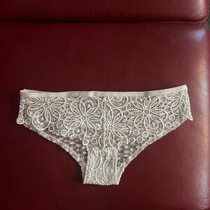 Lace White Bikini Briefs